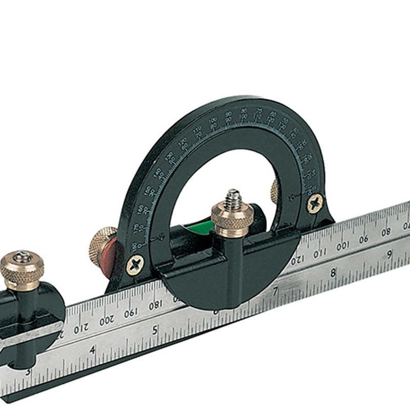 Dapetz ® Precision Engineer Combination Square Set Ruler Protractor 180