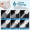 High Pressure Boosting Shower Head, ALOHOME 6 Powerful Spray Settings