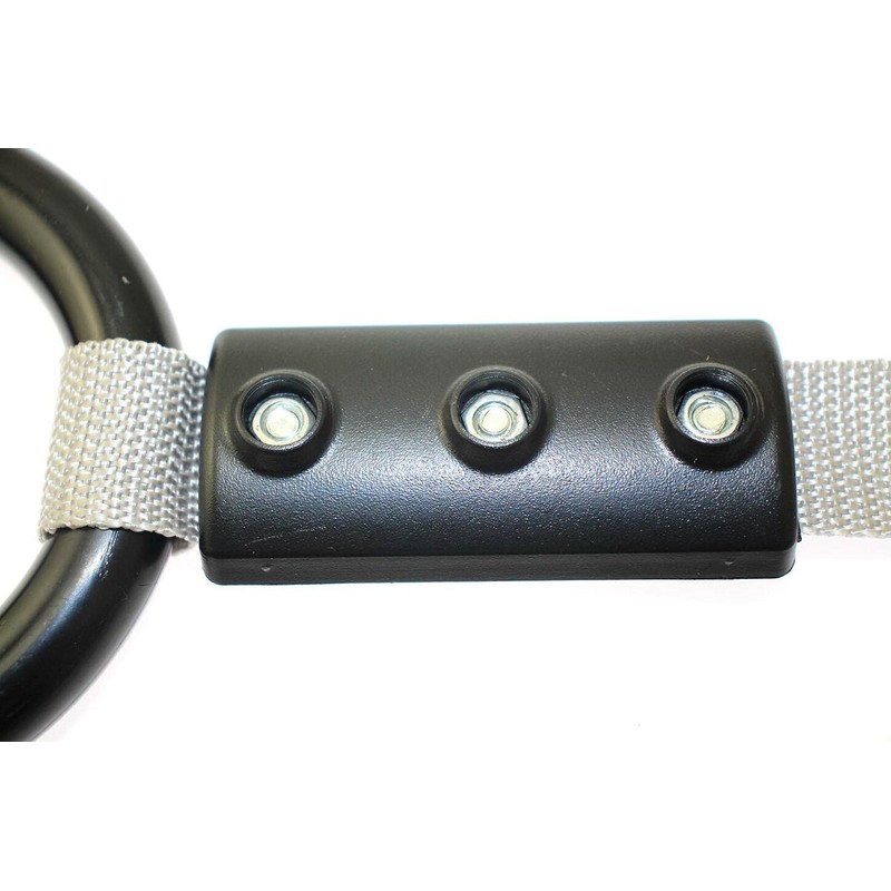 Speed mao 2 Pack Black Car Hanging Leather Handle for