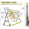XIMSPHY 5 Rods Clothes Drying Rack, Folding Drying Rack Clothing,