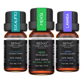 Bienat Aromaterapia Kit De 3 Aceites Esenciales A Bienat Aromaterapia