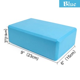 1x Yoga Block Brick Foaming Home Exercise Practice Fitness Gym Sport Tool Pink