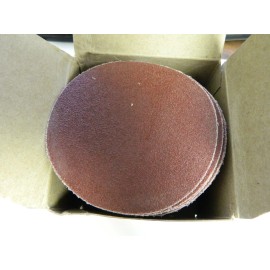 Superior Abrasives 4" Diam, 80 Grit AO Adhesive PSA Disc QTY 50 11436