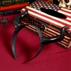 FOMIYES Vicious Horns Headband Devil Horn Hair Bands Black Gothic