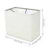 jojofuny Linen Lampshade Fabric Table Lamp on Handmade Classic Cloth