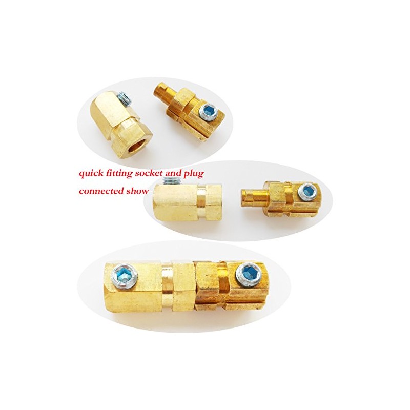 B.W.P 400Amp-500Amp 70-95 Welding Cable Connector Male Plug and Female