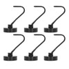 6Pcs Swing Magnetic Hook Set No Drilling Need Decorative Beautiful