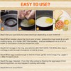 Patelai 6 Pcs Professional Egg Ring Pancake Ring Set Stainless