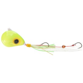 JACKALL F201 Explosive Lead Type Bin Ball Slide, 6.3 oz (160 g), Hot Chart/Squid Glow T+