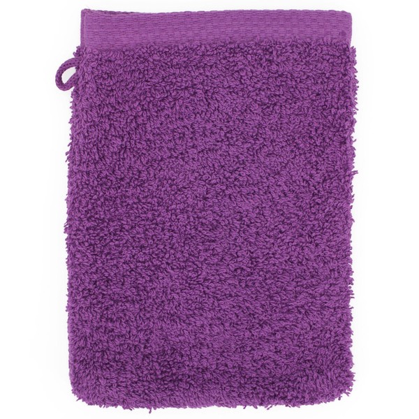 Linnea Women's Bangle Washing Mitts 16 x 21 cm Cotton Purple