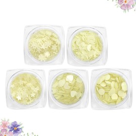 Beavorty 2sets Sequin Nail Stickers Bottles of Star Moon and for Unique Nail Art for Creative Manicures