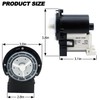 Siwdoy WM3670HWA Drain Pump Compatible with LG WM3670HVA WM3670HRA WM3677HW