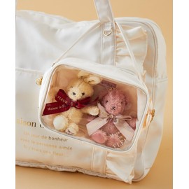 Maison de Fleur Pouch, Drawstring EC Limited Clear Pouch, M, blue (light)