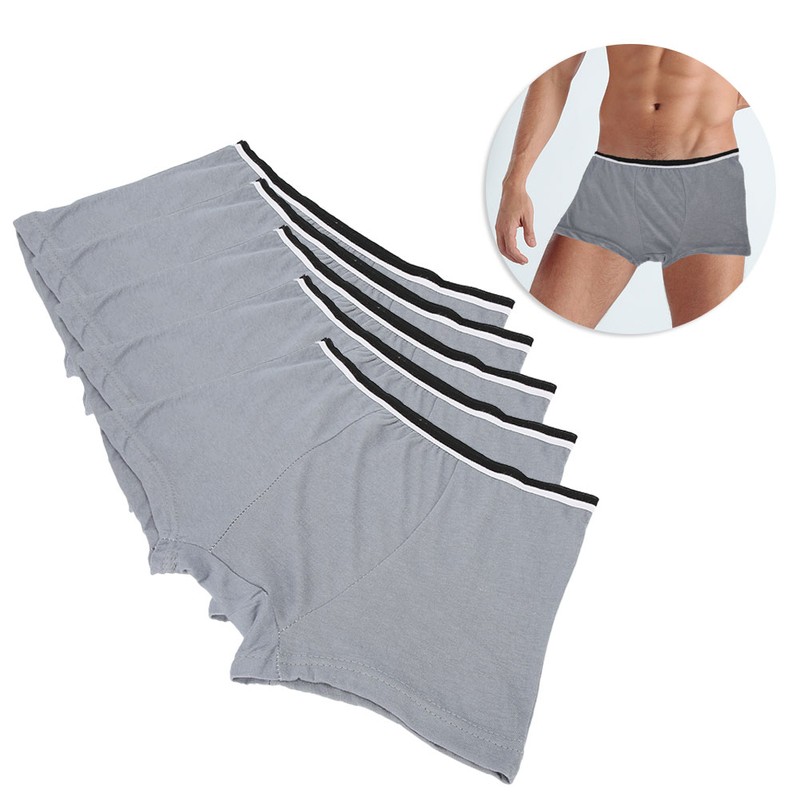 5pcs Disposable Men Male Underwear Boxers Cotton Sterilized Men UnderwearsXXL