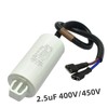 NUHFUFA TY-QZ-109 Starter+2.5uF Capacitor Overload Overheat Protector Refrigerator Relay Accessories