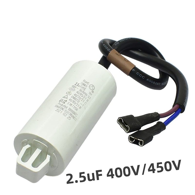 NUHFUFA TY-QZ-109 Starter+2.5uF Capacitor Overload Overheat Protector Refrigerator Relay Accessories
