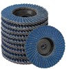 NuoDunco Pack of 10 Flap Discs, 76 mm 60 Grain