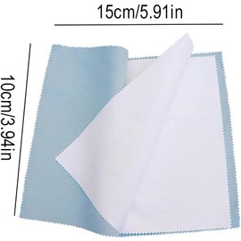 Pink Professional Jewelry Cleaning Cloth, Multi-Layer Double-Sided Jewelry Polishing Cloth, Cotton Jewelry for Gold,Sterling Silver, Platinum, Silver Jewelry Cleaner Tarnish Remove Care Products