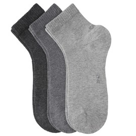 s.Oliver Unisex quarter socks, pack of 6, size: 39-42; colour: anthracite (08), Anthracite (08)