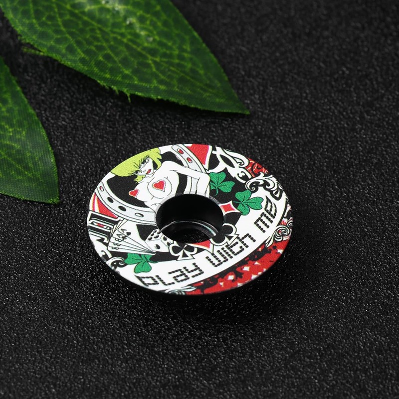 CLISPEED Bicycle Top Cap Mountain Bike Headset Cap Bolt Stem