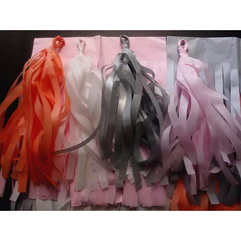 Quasimoon Tissue Paper Tassel Garland Kit - Powder Mix by