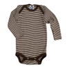 Cosilana, Baby Bodysuit Long Sleeve, 70% Wool, 30% Silk, striped
