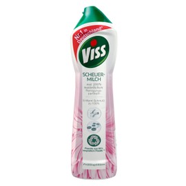 Viss Scouring Milk, Spring Blossom, with Micro Crystals, 100% Removes Dirt (1 x 500 ml)
