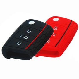 * Seat Leon 5 °F Key Cover · – Black and Red – Key Cover Key Case – Premium