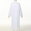 COSDREAMER Catholic Priest Alb Pleated Cross Pulpit Liturgical Cotta Vestment