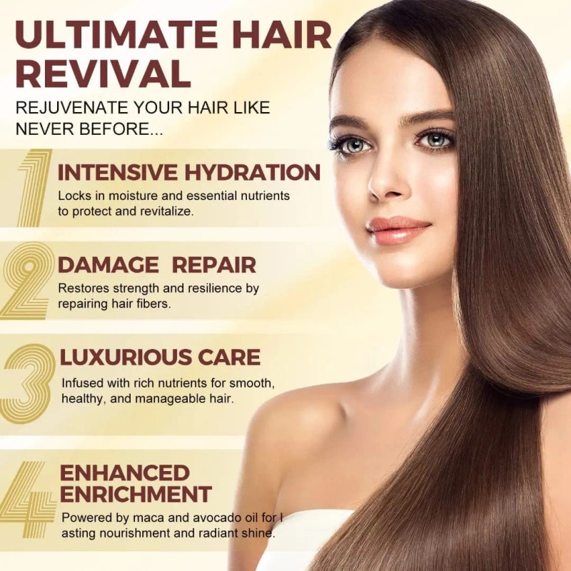 Mascarilla Colágeno Tratamiento Cabello Seco Dañado Repara
