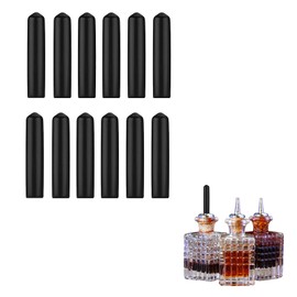 Westmark 44472270 Protective Caps, Pack of 12, for Pourers, Plastic, Black