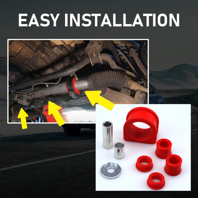 HANGFUSHO Rack And Pinion Bushing Set For Toyota 1996-2002 4Runner,1995-2004