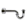 Westbrass Victorian Pedestal Lavatory Kit with Cross Handles, Polished Nickel,