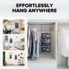 Suitcase Organizer, Travel Luggage Organizer Hanging Shelves Packing Cube Closet/Collapsible