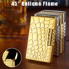 Soft Flame Metal Traditional Cigar Butane Lighter With Adjustable Flame