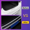 AUTOYUZU Bumper Guard, Rear Bumper Step Guard Protector, Luggage Step
