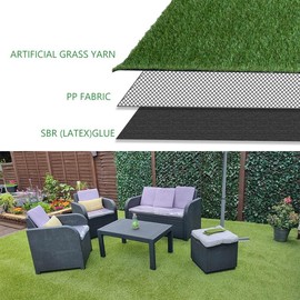 ALTRUISTIC Pet Artificial Grass Mat Customized Sizes,1 x 3 Feet Synthetic Fake Grass Astro Turf Indoor Outdoor Garden Lawn Landscape Faux Grass Rug with Drainage Holes,Puppy Pee Pad for Dogs