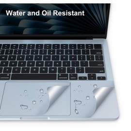 Palm Rest Cover Skin with Trackpad Protector Compatible with Apple 2025 MacBook Air M4 chip 13 Inch A3240, MacBook Air 13.6-inch Wrist Rest Protective Sticker Decal - Sky Blue