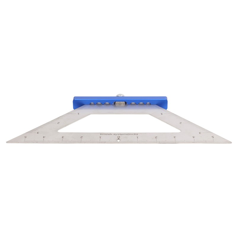 Woodworking Triangle Ruler Carpenter Square 140mm Dual Scale Measuring Scribing