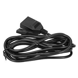 15Pin Extension Cable 3 Meter Controller Extension Cord for SNK for Neo Geo for AES/CD Gamepad(Black)