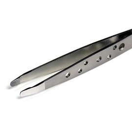 AXiON German Solingen #slg008392fba Stainless Steel Ultra Thin Blade Precision Tweezers (Round Tip)