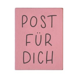 May and Berry Wooden Stamp Post für Dich 35 x 45 mm