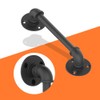 CCJH 24cm Sliding Barn Door Handle, Pull Black Heavy Duty