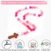 God Bless First Rosary - Silicone Rosary Necklace with Cross,