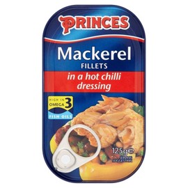 Princes Mackerel Fillets in a Hot Chilli Dressing (125g)