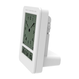 Technoline Funkwecker WT 745 mit Innentemperaturanzeige sowie Datums- und Wochentagsanzeige, Weiß