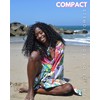ECCOSOPHY Microfiber Beach Towel -Sand Free Towels are Quick Dry,