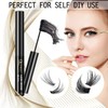 QUEWEL 5ml Cluster Lash Glue, Lash Bond Waterproof Sweatproof, Strong