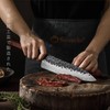 Sunnecko Japanese Chef Knife 8 Inch Chef Knife Wood Handle,