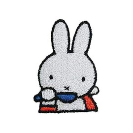 Minoda D02Y1329 Mini Patch, Miffy Meal, White